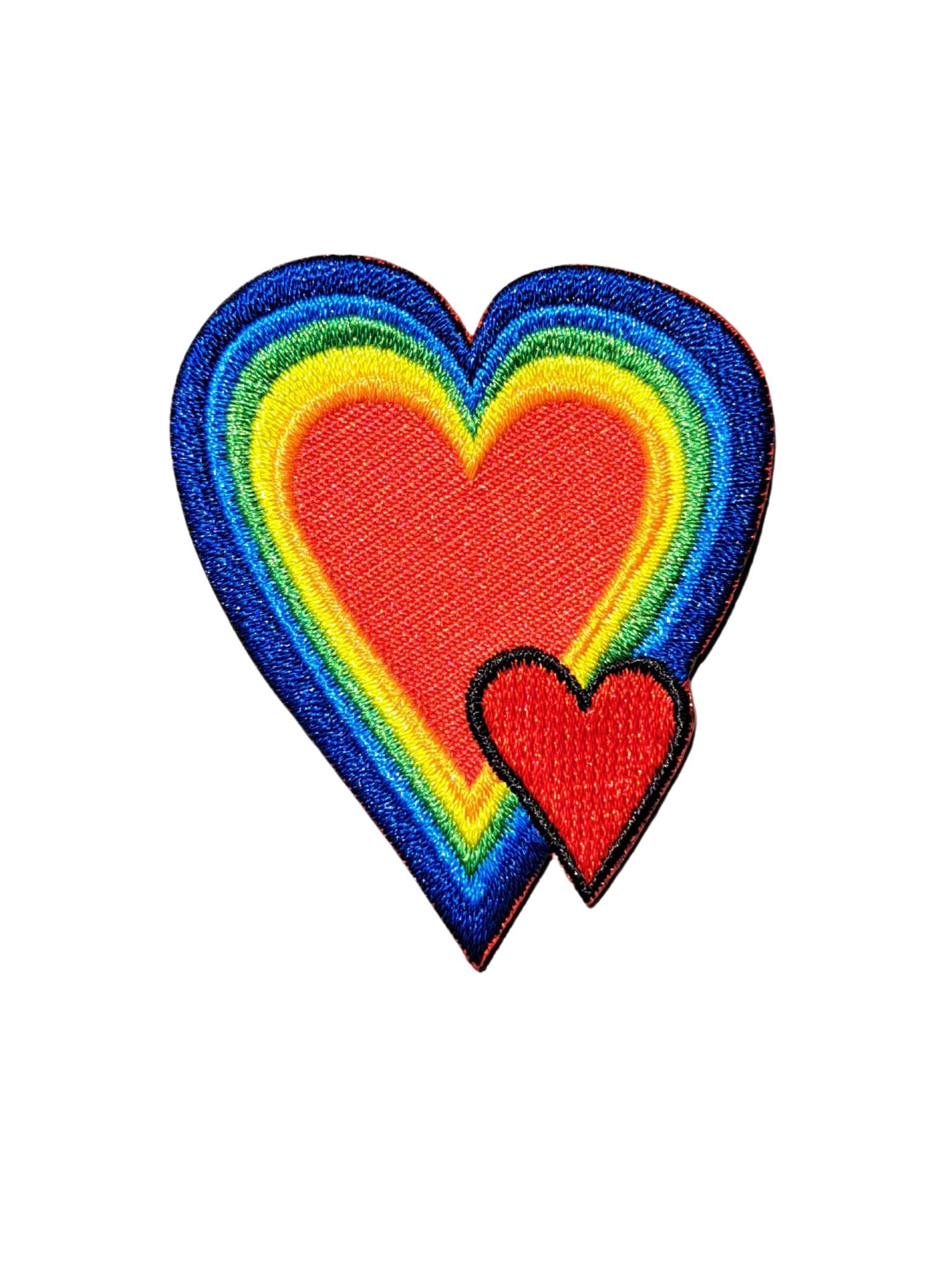 Herz Patch AlohaTuchHerz zum Aufnähen.