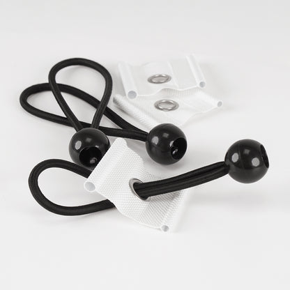 Set - 3 keder eyelets 5/6 mm &amp; 7/8 mm + 3 tent tensioners