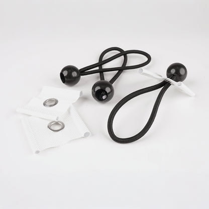 AlohaTuch® 3 Kederösen 5/6 mm &amp; 7/8 mm + 3 Zeltspanner