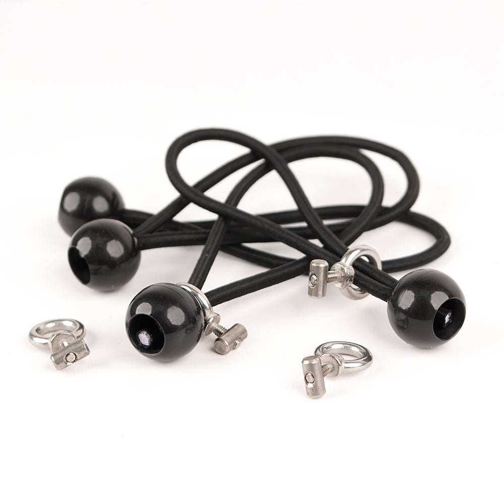 Keder Kit Set - 4 Keder End Stoppers &amp; 4 Tent Tensioners