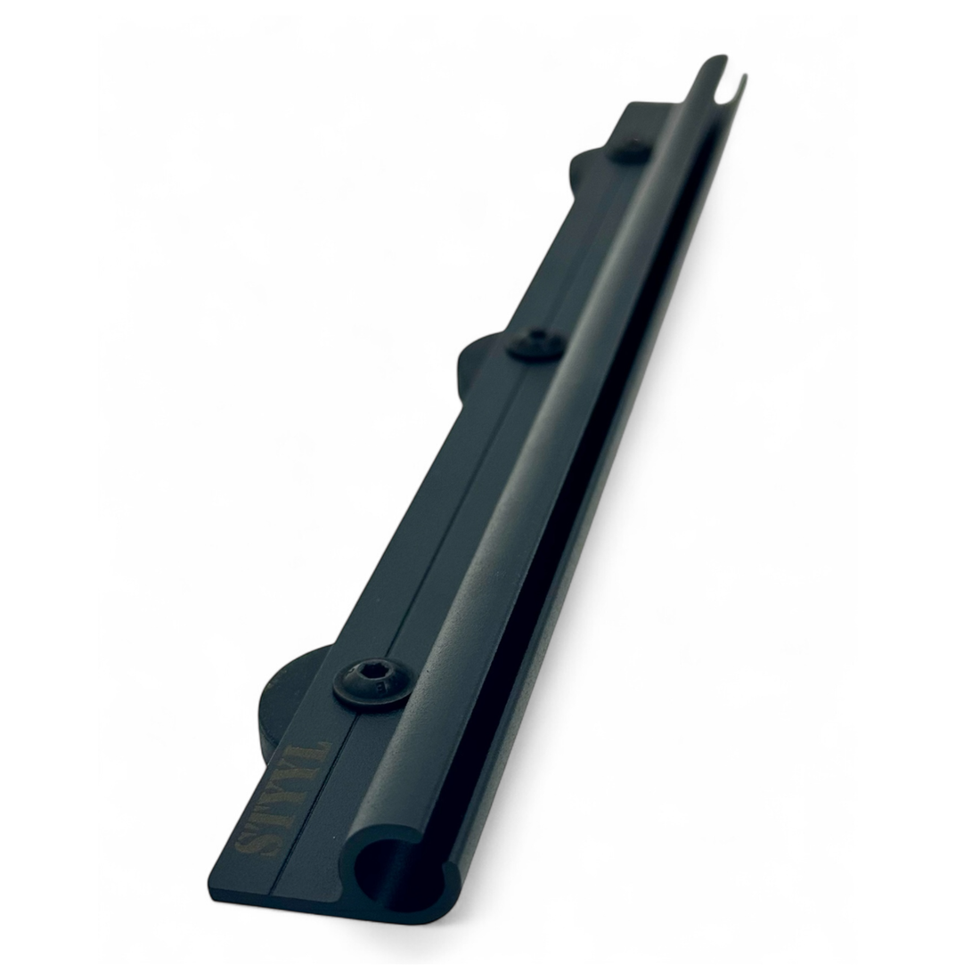 1 magnetic piping rail - black 30 cm long