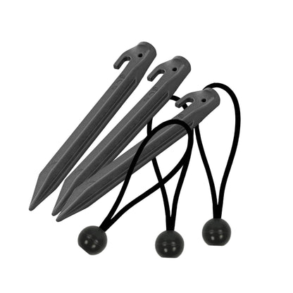 Set - DELUXE AlohaTuch®-Keder 5,5 mm inkl. Heringen &amp; Zeltspannern