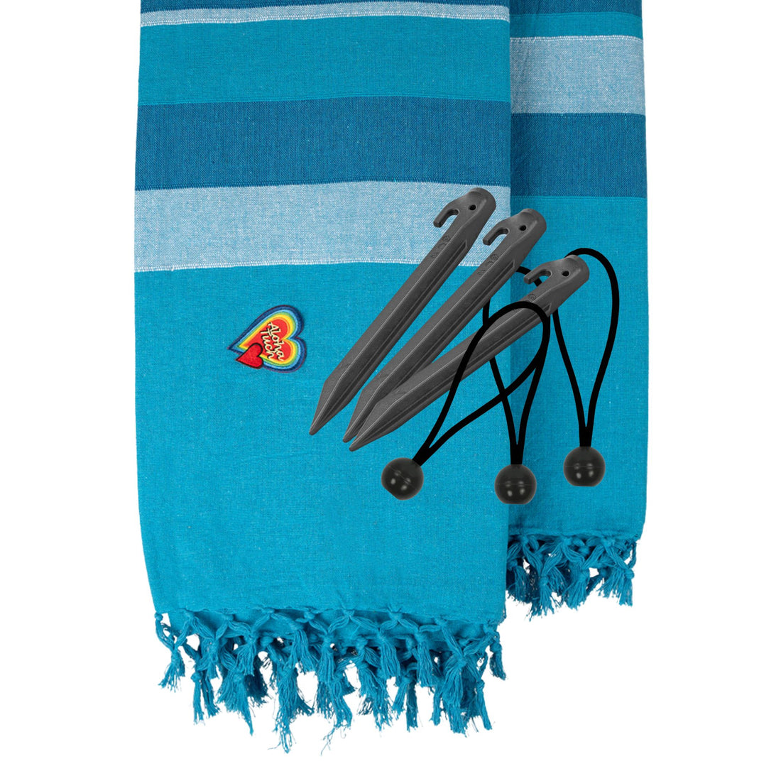 Set - AlohaTuch® piping 5.5 mm incl. pegs &amp; tent tensioners