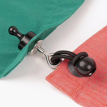 Set 6 Magnete mit Zeltspannern für die Markise