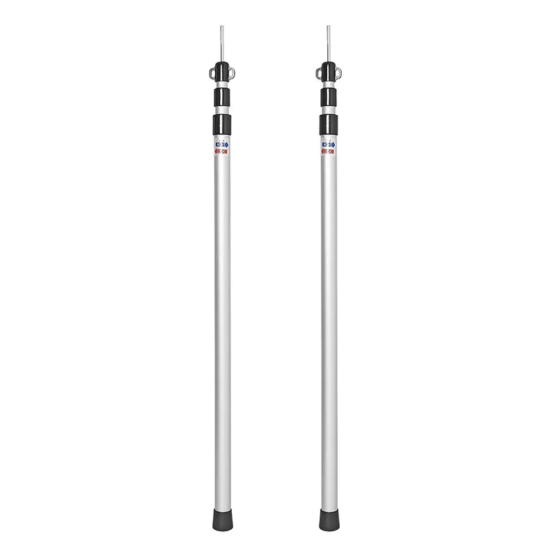 2 telescopic tent poles 93 - 230 cm