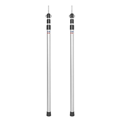 2 telescopic tent poles 93 - 230 cm