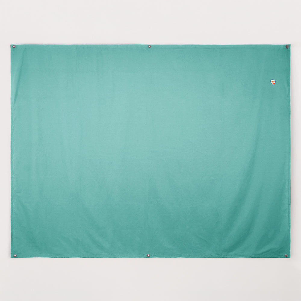 Set - Classic AlohaTuch®-Original 2.70 m wide, solid color, incl. 3 tent poles &amp; accessories