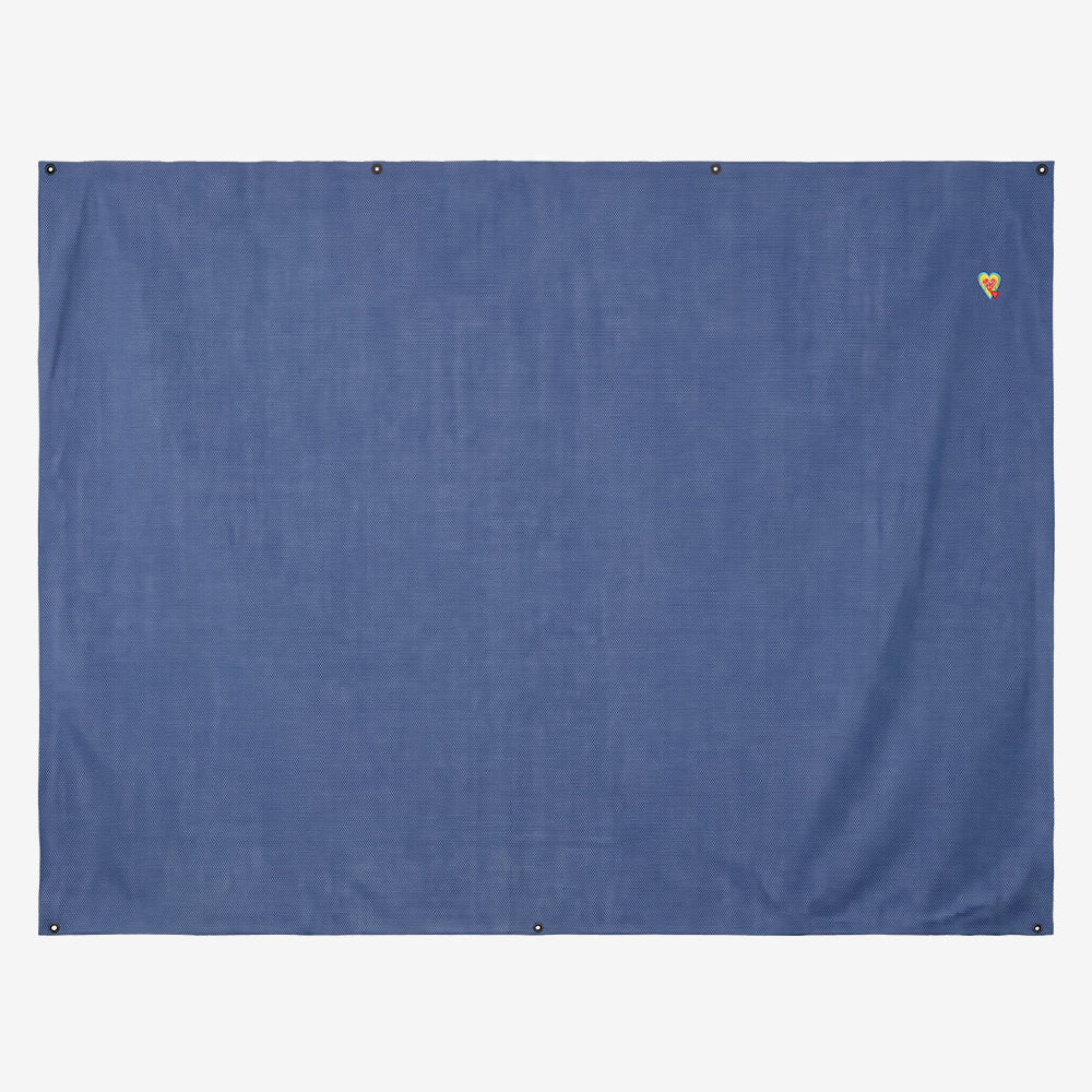 Set - AlohaTuch®-Original Platschi 3.10 m, water-repellent, incl. tent poles &amp; accessories