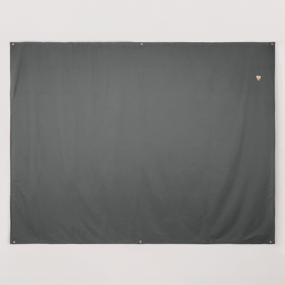 Set - Classic AlohaTuch®-Original 2.70 m wide, solid color, incl. 3 tent poles &amp; accessories
